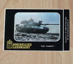 Sticker, Tank Leopard I, Koninklijke Landmacht, jaren'80.(1), Verzamelen, Overige typen, Ophalen of Verzenden, Landmacht