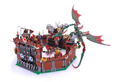 LEGO Vikings 7019 Viking Fortress against the Fafnir Dragon, Enfants & Bébés, Jouets | Duplo & Lego, Comme neuf, Lego, Ensemble complet