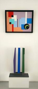 MARCEL PIETERS/olieverf op doek (1982), Antiek en Kunst, Kunst | Schilderijen | Abstract, Ophalen