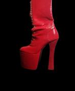 sexy.hoge hak botten, Kleding | Dames, Hoge laarzen, Nieuw, Rood, Ophalen