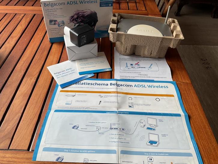 Modem ADSL sans fil, TV, Hi-fi & Vidéo, Décodeurs & Enregistreurs à disque dur, Utilisé, Enlèvement ou Envoi