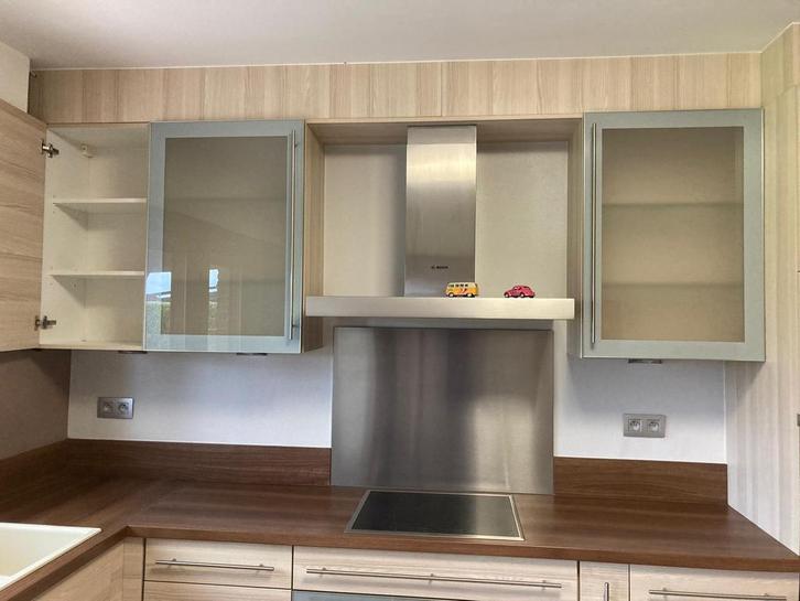 Cuisine équipée Krëfel complète, Huis en Inrichting, Keuken | Complete keukens, Gebruikt, Hoekkeuken, Overige kleuren, Composiet