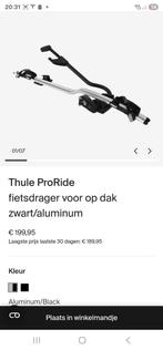 2 x Thule fietsenbaar voor op dakdragers., Ophalen, Zo goed als nieuw
