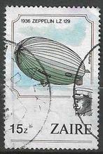 Zaire 1984 - Yvert 1179 - 200 jaar Luchtballonnen 15 z. (ST), Verzenden, Gestempeld