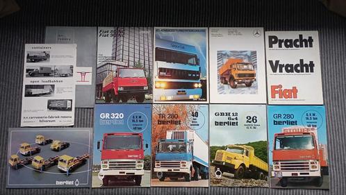 brochures de camions, Livres, Autos | Brochures & Magazines, Utilisé, Autres marques, Enlèvement ou Envoi