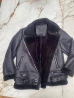 zwart bikerjack met zwart bont 46, Kleding | Dames, Ophalen of Verzenden, Nieuw, Maat 46/48 (XL) of groter, Zwart
