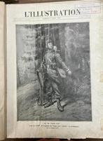 Bunderl met weekbladen l’illustration van 8 aug tot 31 dec, Ophalen of Verzenden, Gelezen
