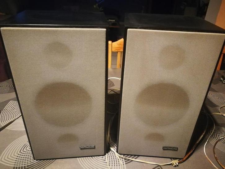 luidsprekers Hitachi LSG-235 uit 1997, Audio, Tv en Foto, Luidsprekerboxen, Gebruikt, Minder dan 60 watt, Overige merken, Ophalen