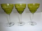 3 wijnglazen Art Deco van Val St Lambert Léon Ledru, Antiek en Kunst, Ophalen of Verzenden