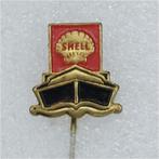 SP0964 Speldje Shell Schip, Collections, Broches, Pins & Badges, Utilisé, Enlèvement ou Envoi