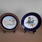 2 porseleinen sierborden Vogels ( Limoges en JWK), Antiek en Kunst, Ophalen of Verzenden