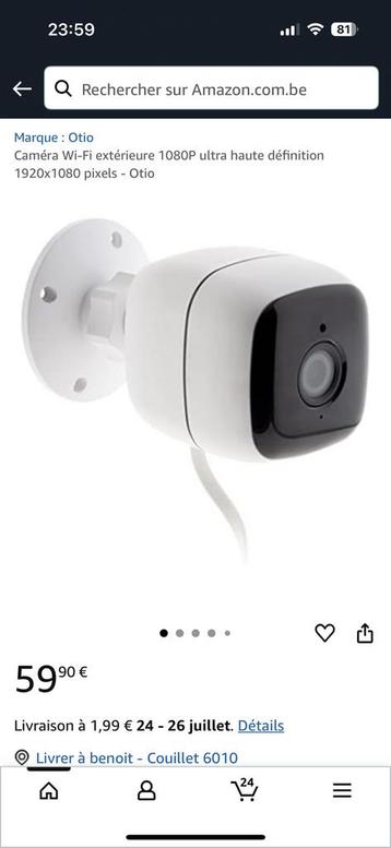 Camera wifi extérieur, Enlèvement, Comme neuf