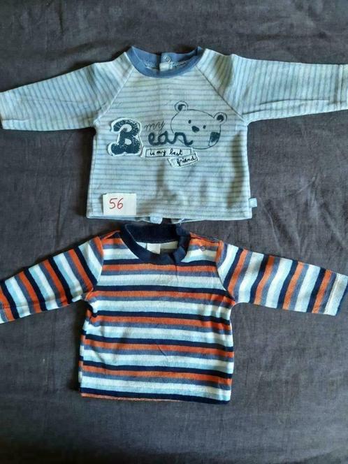 Pakket jongenskledij maat 56, Kinderen en Baby's, Babykleding | Maat 56, Zo goed als nieuw, Jongetje, Setje, Ophalen of Verzenden