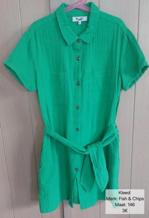 Kleed meisje: Fish & Chips maat: 146 (NIEUWSTAAT), Kinderen en Baby's, Kinderkleding | Maat 146, Nieuw, Meisje, Jurk of Rok, Ophalen of Verzenden