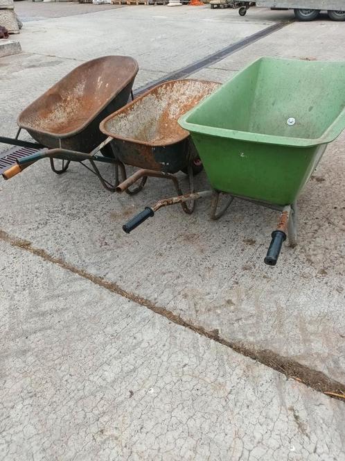 Lot kruiwagens, Tuin en Terras, Kruiwagens, Gebruikt, Ophalen