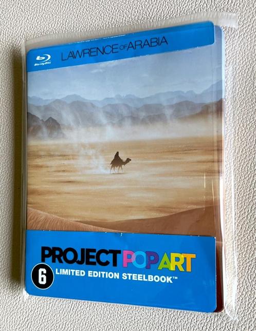 LAWRENCE OF ARABIA (RARE) STEELBOOK LIMITED Edit. / 2 Bluray, Cd's en Dvd's, Blu-ray, Zo goed als nieuw, Avontuur, Boxset, Ophalen of Verzenden