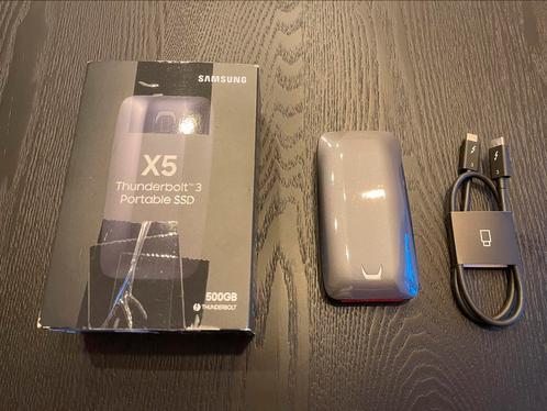 SSD portable Samsung X5 Thunderbolt 3, Informatique & Logiciels, Disques durs, Comme neuf, Thunderbolt, Enlèvement ou Envoi