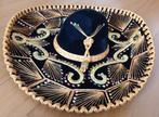 Echte Mexicaanse sombrero van zwart fluweel, Ophalen of Verzenden