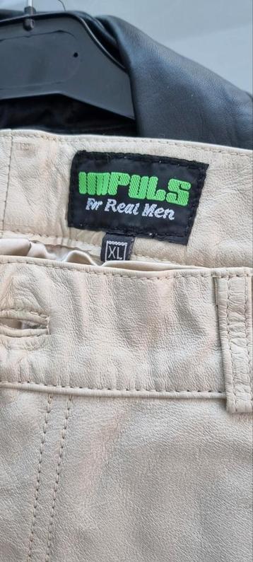 lederen broek  XL  echt leder van een supper merk beschikbaar voor biedingen