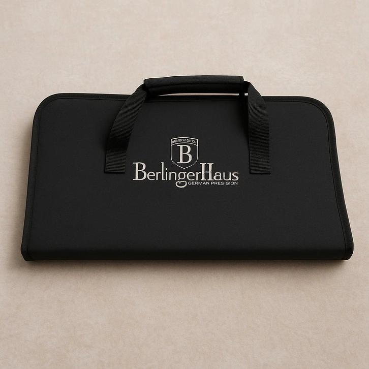 BerlingerHaus professioneel messenset met draagtas – Nieuw, Huis en Inrichting, Keuken | Bestek, Nieuw, Ophalen of Verzenden