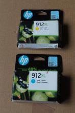2 HP inktpatronen , Geel en Cyaan, nieuw in doosje, Ophalen of Verzenden, Nieuw, Cartridge, Hp