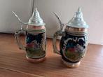 2 pots à bière + 2 verres à bière, Enlèvement, Neuf
