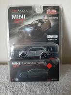 Mini GT Chase Honda Civic Type R noir cristal #15, Hobby & Loisirs créatifs, Mini GT chase, Voiture, Enlèvement ou Envoi, Neuf