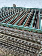 Afsluiting met palen op betonnen voet, Tuin en Terras, Ophalen, IJzer