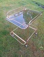 Vintage serveerwagen, Ophalen, Gebruikt, Glas