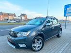Dacia Sandero Stepway Automaat 2018 075000km 0.9tce Navi Pdc, Autos, Argent ou Gris, Achat, 898 cm³, Euro 6