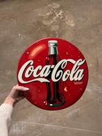 Coca cola diep metalen wanddecoratie, Ophalen, Gebruikt