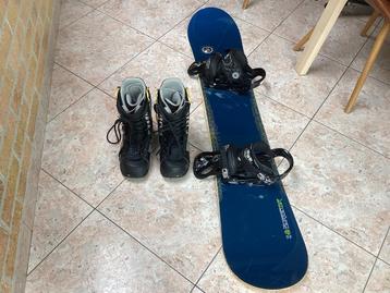 Snowboard, bindingen en boots BURTON, Sport en Fitness, Ophalen, Gebruikt, Board
