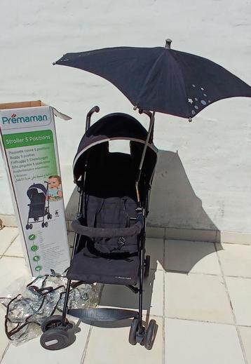 Premaman kinderwagen met regenhoes en paraplu  beschikbaar voor biedingen