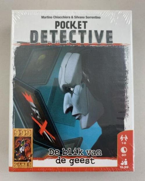 Pocket Detective De Blik van de Geest Spel 999 Games Nieuw, Hobby en Vrije tijd, Gezelschapsspellen | Bordspellen, Gebruikt, Ophalen of Verzenden