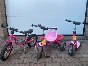 Pucky loopfiets, driewieler en step beschikbaar voor biedingen