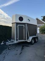 Paardentrailer 1,5 te koop, Dieren en Toebehoren, Paarden en Pony's | Trailers en Aanhangwagens, Ophalen, Gebruikt, Hout, 1½-paards trailer