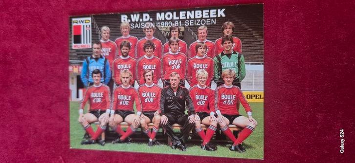 Voetbalkalendertje RWD MOLENBEEK 1980-81, Verzamelen, Sportartikelen en Voetbal, Ophalen