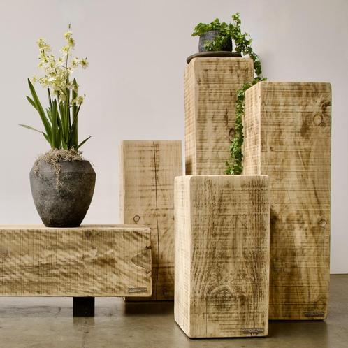 Houten meerpaal en stuwhout Zuilen, Huis en Inrichting, Woonaccessoires | Zuilen en Pilaren, Nieuw, Ophalen of Verzenden