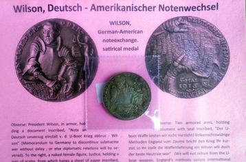 Medaille 1916 Amerikanischer Notenwechsel - Duits antwoord a beschikbaar voor biedingen