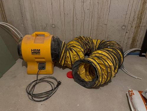 HBM professionele ventilator 300 mm - 3.900 M3/h + SLANG, Doe-het-zelf en Bouw, Gereedschap | Overige machines, Zo goed als nieuw