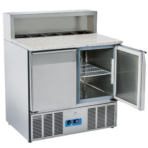Pizzatafel met 2 deuren gn 1/1, 5x gn 1/6 h=150 mm, 0/+, Zakelijke goederen, Horeca | Food, Diepvries, Ophalen of Verzenden