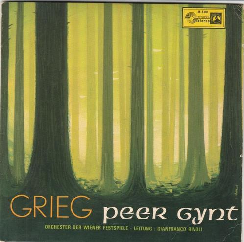 7": 33 T: Grieg:EP: Peer Gynt   Klassiek, CD & DVD, Vinyles Singles, Utilisé, EP, Classique, 7 pouces, Enlèvement ou Envoi