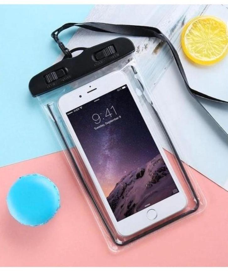 Waterdichte gsm hoes NIEUW zwart, Telecommunicatie, Mobiele telefoons | Toebehoren en Onderdelen, Nieuw, Overige merken, Bescherming