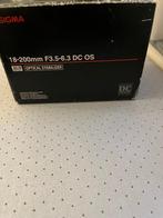 Zoom Sigma 18-200mm, Ophalen, Spiegelreflex, Zo goed als nieuw, 4 t/m 7 keer