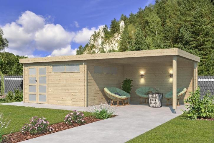 NIEUW Modern tuinhuis 4604EXT400ISO, Hobby en Vrije tijd, Overige Hobby en Vrije tijd, Nieuw, Verzenden