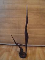 Houten sculptuur vogels, Antiek en Kunst, Ophalen of Verzenden