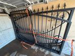 Draaipoort 2 delen, Tuin en Terras, Ophalen, Gebruikt, IJzer, 200 cm of meer