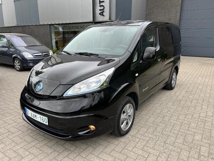 Nissan E-NV200 7plaatsen navigati airco camera lez-onbeperkt, Auto's, Nissan, Bedrijf, Te koop, NV200 Evalia, ABS, Achteruitrijcamera