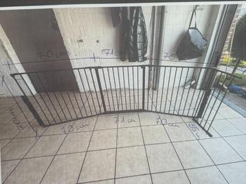 la barrière de cloture, Enlèvement, Comme neuf, Aluminium, Clôture barrée