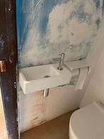 Handenwasser toilet (inclusief kraan) + wc houder, Bricolage & Construction, Sanitaire, Pierre, Lavabo, Enlèvement, Neuf
